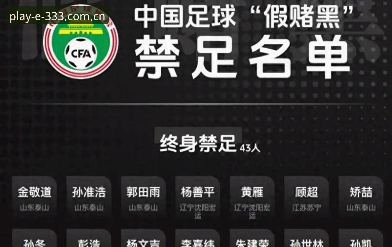 体育账号 足坛反腐风暴VS行业诚信重建:第三批禁足名单背后的体育账号管理启示